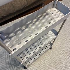 スリム　キッチンワゴン キャスター付き の画像