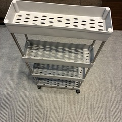 スリム　キッチンワゴン キャスター付き の画像
