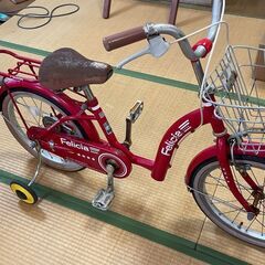 18インチ　補助輪付き
