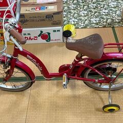 18インチ　補助輪付きの画像