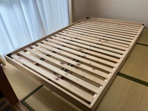 【美品】ニトリ 総ヒノキベッド