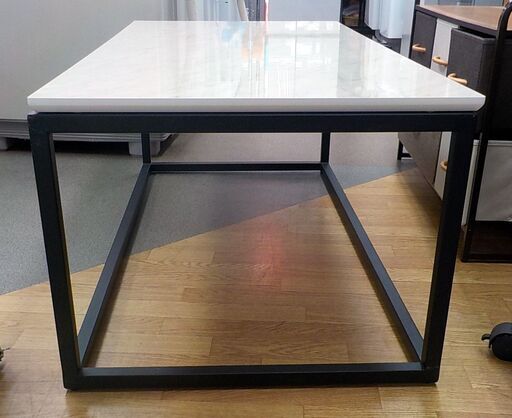 センターテーブル 大理石調 幅120㎝ リビングテーブル ローテーブル