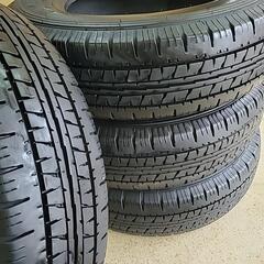 工賃込み✨165R13バン規格タイヤ(165/80R13 90/88N同等)✨サクシード、プロボックス等に☆別途でホイール有ります。の画像