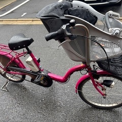 Panasonic gyutto ギュット電動アシスト自転車ピンク色の画像