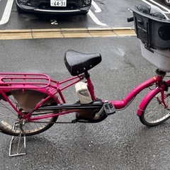 Panasonic gyutto ギュット電動アシスト自転車ピンク色の画像