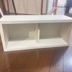 無印良品　壁に付けられる家具箱 ホワイトの画像