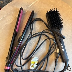 ヘアアイロン（ヴィダルサスーン）ヒートブラシ（サロニア）セット