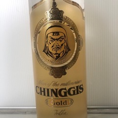 チンギス ゴールド ウォッカ　0.75L 『CHINGGIS GOLD』の画像