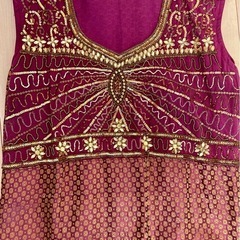 インド服　サリーの3点セット