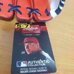 半額に値下げしました！　♬新品♬　Rawlings MLBチームロゴユースグローブの画像