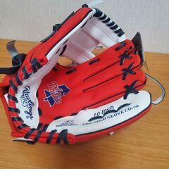 半額に値下げしました！　♬新品♬　Rawlings MLBチームロゴユースグローブの画像
