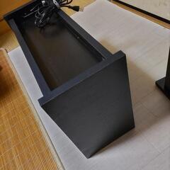 値下げベッドサイドテーブル２個セットの画像
