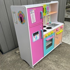 木製　キッチン　おままごとの画像