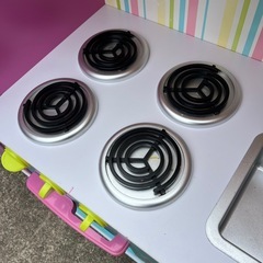 木製　キッチン　おままごとの画像