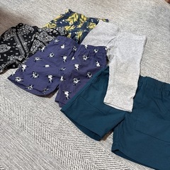 ④ベビー服 夏用パンツ 5枚セット 80~90サイズ  