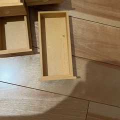 無印良品　木製小物収納3点セットの画像