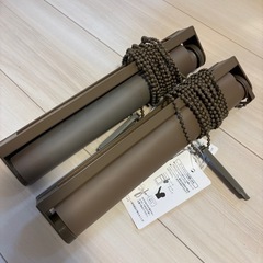 ニトリ　遮光ロールカーテン　30×180 2個  の画像