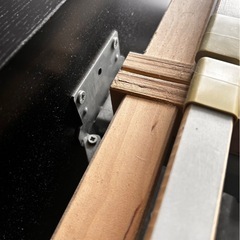 IKEA キングサイズ木製ベッドフレーム　引き出し収納付き　大型ベッドフレームの画像
