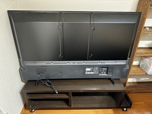 55インチ 美品 4K 2022年製 テレビ台付き funai