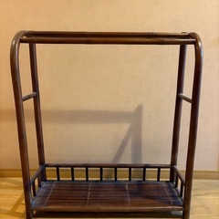 アジアンタオル掛け