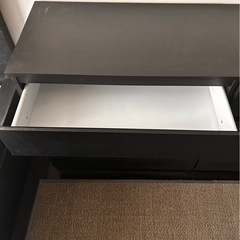 ②木製チェスト　収納棚　引き出し　木製タンス　の画像