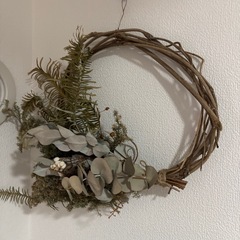 ハンドメイド　リースの画像
