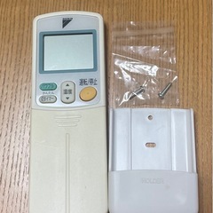 ダイキン エアコン用リモコン RC432 ホルダー付き