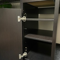 【松戸市手渡し】IKEA ミッケデスクと追加シェルフユニット　２点セットの画像