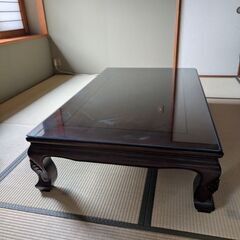 ★レトロ★高級和家具★座卓★大塚花梨17号の画像