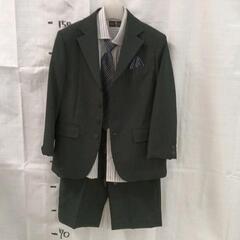 0524-091 フォーマルセット130cm※襟汚れあり