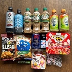 お話中】食品いろいろ①(飲料、菓子、インスタント食品)他4点