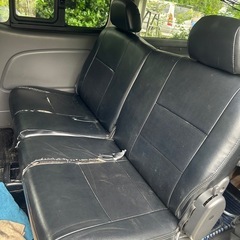 ［ジャンク］日産　キャラバン　レザー調シートカバー　全席セット　NV350  E26　の画像