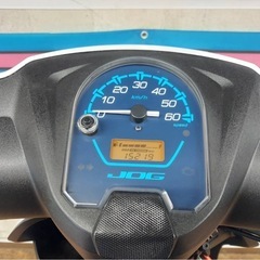 ★即乗りOK！　ヤマハ　JOG　セル1発　実働車　現行モデル　鍵付きリアボックス　FI車　原付　バイク　の画像