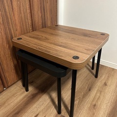 IKEA】SONHULT ソンフルト ネストテーブル2点セット, グレー