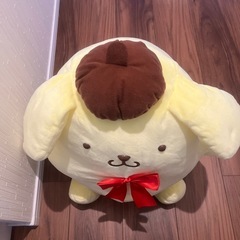 ポムポムプリン 超超BIGぬいぐるみ～おめかし～の画像