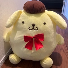ポムポムプリン 超超BIGぬいぐるみ～おめかし～