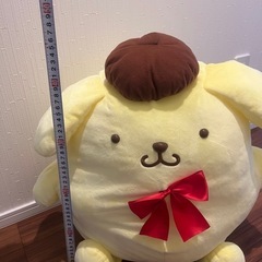 ポムポムプリン 超超BIGぬいぐるみ～おめかし～の画像