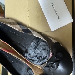Burberry シューズ　バレエシューズ　フラットシューズの画像