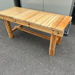 木製 ベンチ ガーデンベンチ W900 D350 H415 中古品 ③