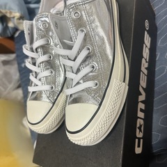 CONVERSE ALL STAR REACT シルバー スニーカーの画像