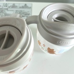 【お譲り先決定】Pigeon マグマグコロン コップ combiストロー飲みマグ 3個セットの画像