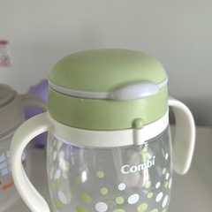 【お譲り先決定】Pigeon マグマグコロン コップ combiストロー飲みマグ 3個セットの画像