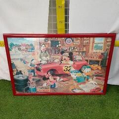 0524-262 パズル完成品  ガレージ 車
