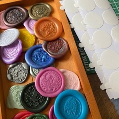 シーリングスタンプハンドメイド20枚の画像