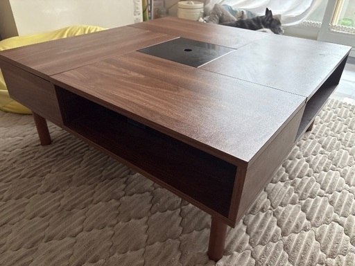 安くしました！ローテーブル　収納付き