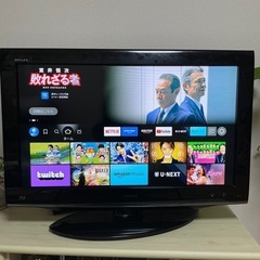 REGZA テレビ　32型　fire stickTV付き　ブルー...