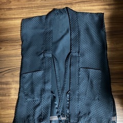 ハンドメイド　袖なし半纏　メンズ