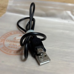 USB Aコネクタ付きケーブル 約1メートル ブラック