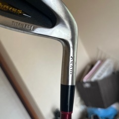 中古ドライビングアイアン　ASAHI ARIES 1st 14.5°　純正カーボンHM-400 38.75インチ　の画像