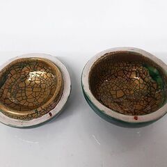 札幌【香合 まりも 千代 陶器】元箱付き 合子 茶道具 風炉 炉 お香合 蓋もの 蓋物 仏具 北20条店の画像
